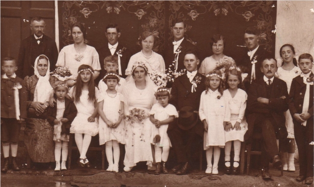 Hochzeit  Klein, Absdorf, 1934
