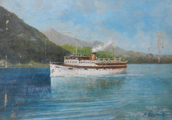 Dobovacka Plovidba, 1938 - ein Fährschiff bei Dubrovnik 