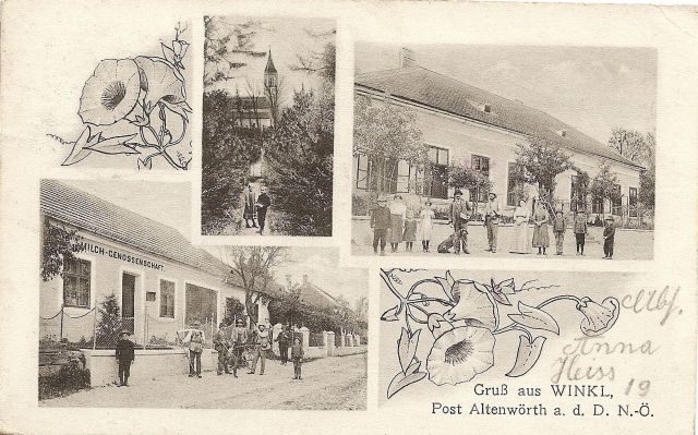 Ansichtskarte  Winkl um 1900