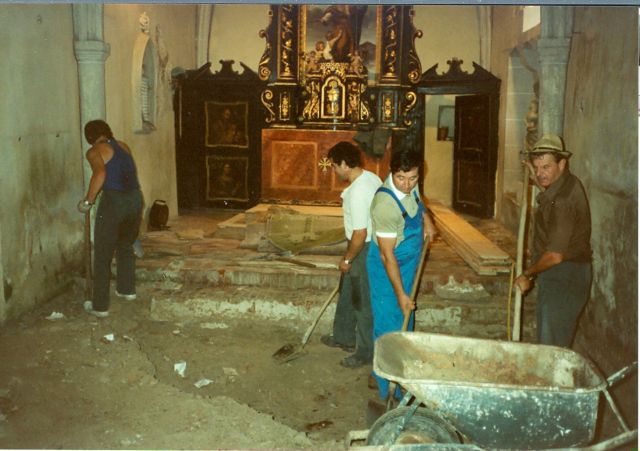 Kirchenrenovierung 1989