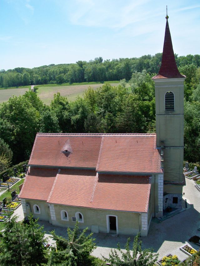 Die Kirche von oben