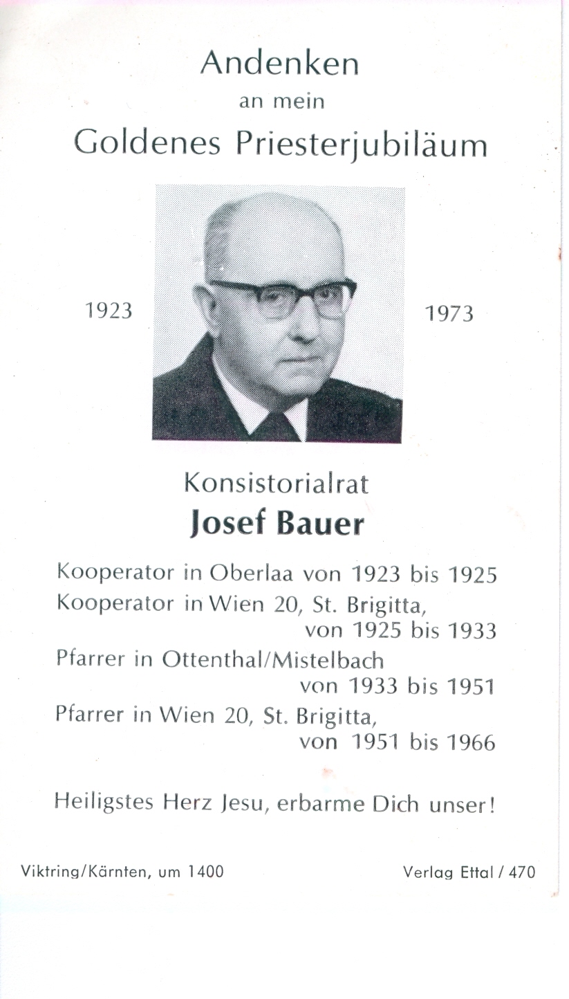 Pfarrer Josef Bauer