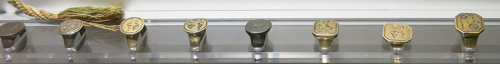 Verschiedene Siegelringe