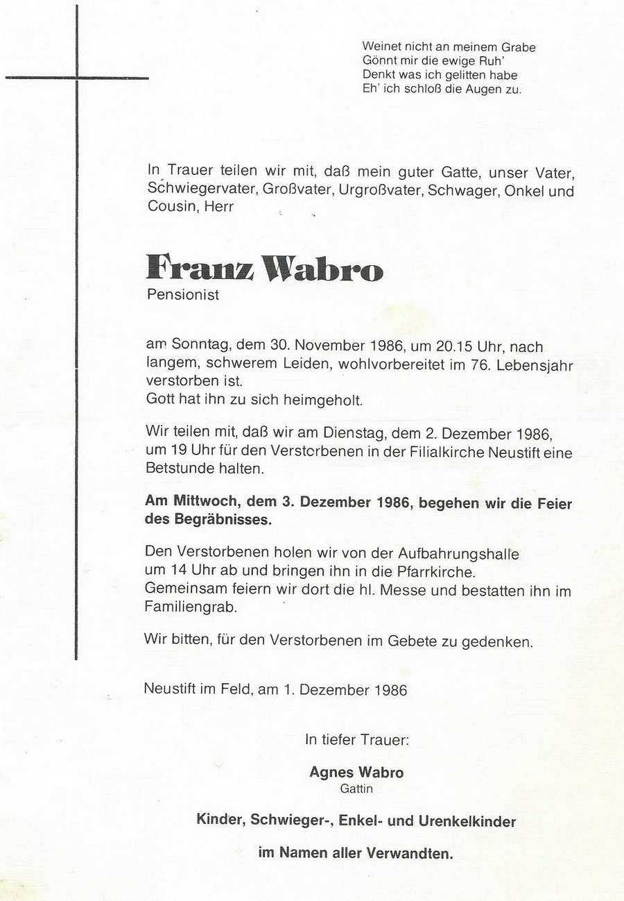 Parte Franz Wabro