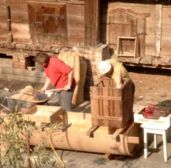 Einschichten der Verdelungen