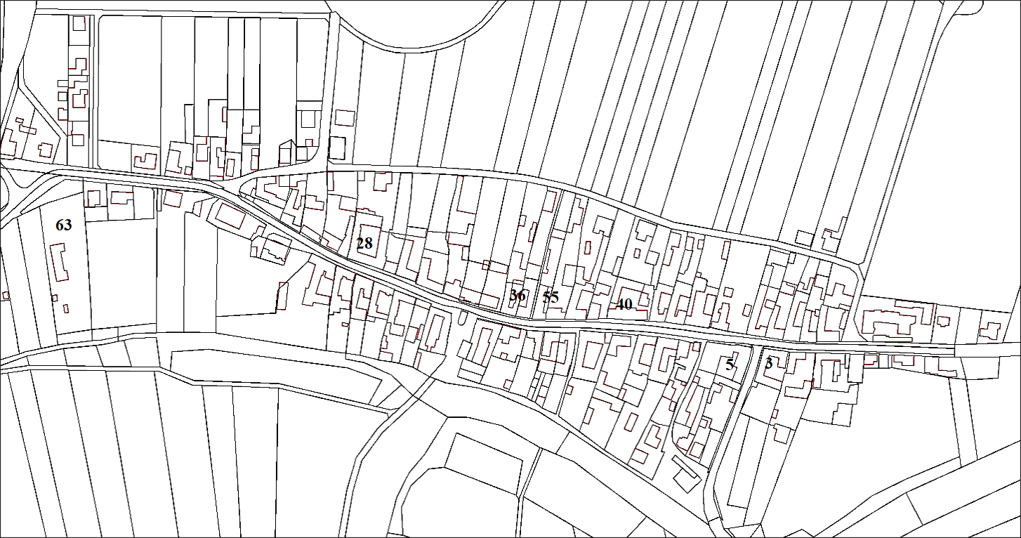 Lage der Gasthäuser