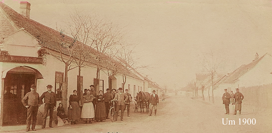 Gasthaus Kollersdorf 5, um 1900